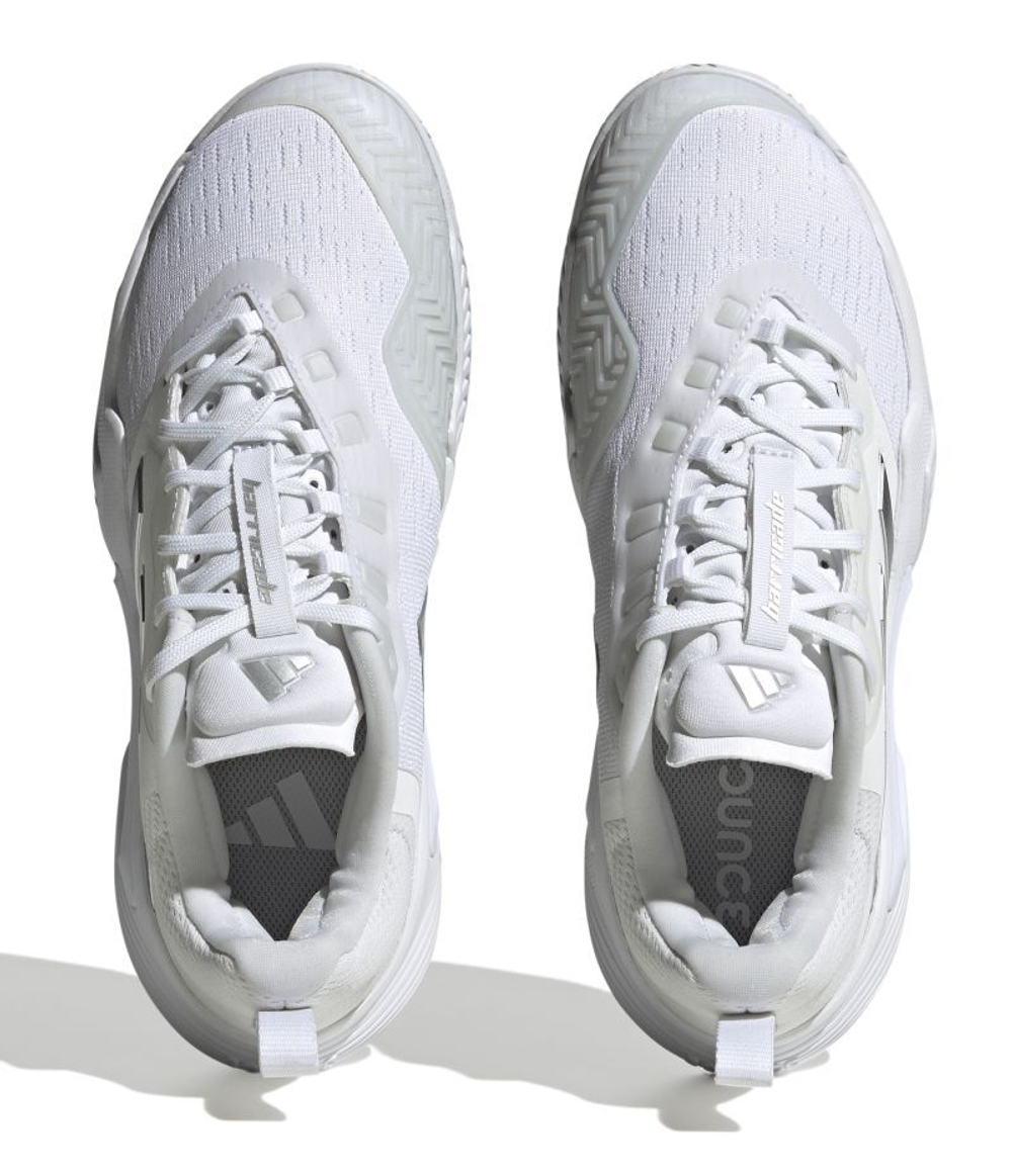 Женские Кроссовки теннисные Adidas Barricade W - footwear white/silver metallic/grey one