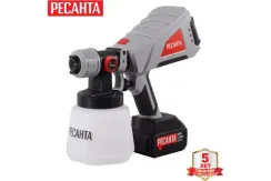 Аккумуляторный краскопульт РЕСАНТА АКП-20Li