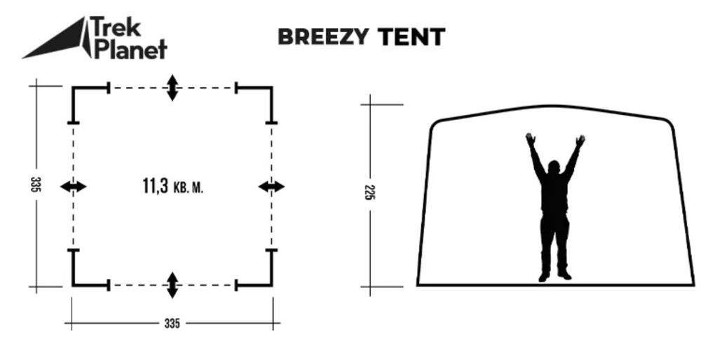 Шатер Trek Planet Breezy Tent [70203]