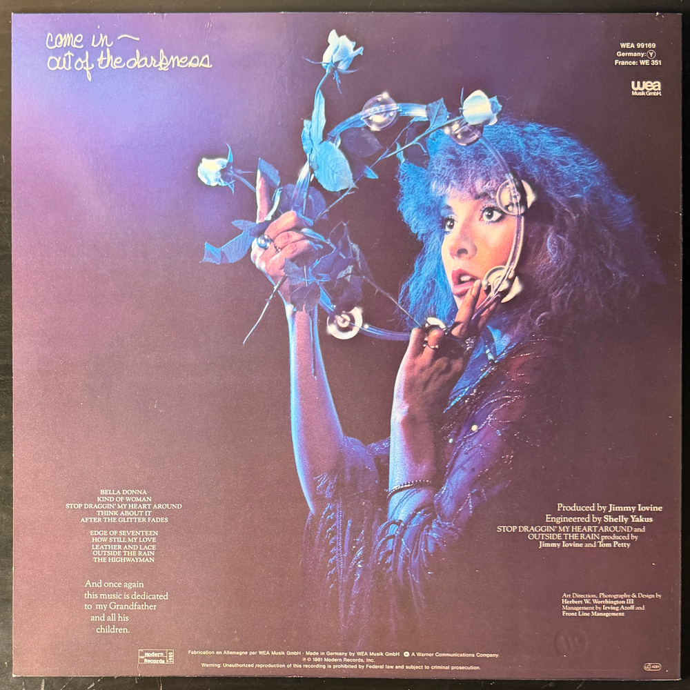 Stevie Nicks - Bella Donna (Германия 1981г.)