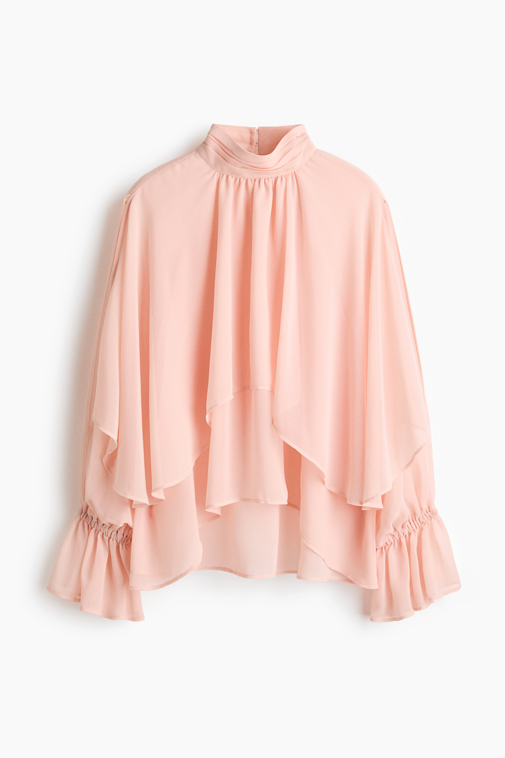 Блузка с воланами и пелериной - H&M