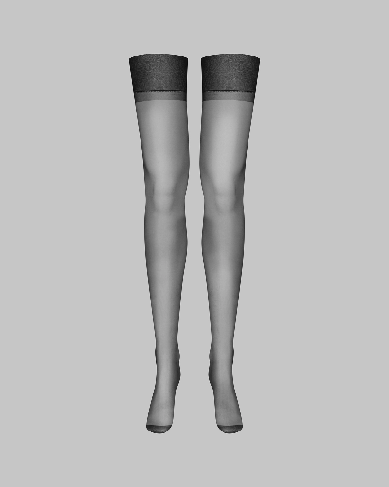 чулки Bas nylon - noir черные
