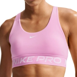 ТОП теннисный Nike Pro 365 Light Support Non Padded Sports - pink rise/white