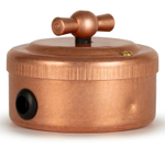 Выключатель ретро поворотный 2 кл. "Натуральная Медь" VINTAGE-BRASS 30201-7 / 2 группы света