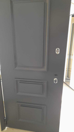 Дверь с терморазрывом входная Лабиринт АТЛАНТИК 05 Венге светлый