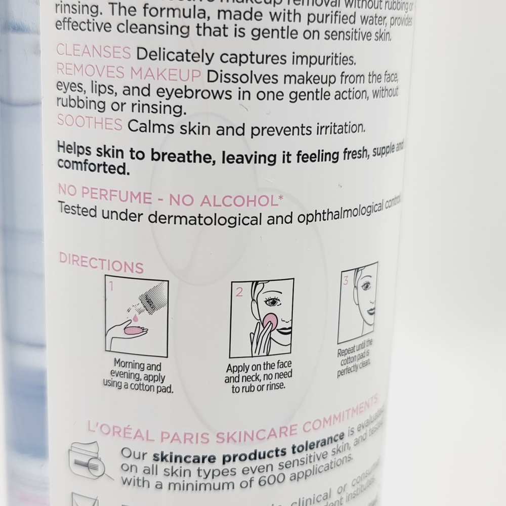 Мицеллярная вода для сухой и чувствительной кожи, Micellar Water Cleanser Sensitive Skin, 400 мл (Франция)