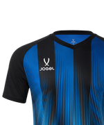 Футболка игровая Jogel Camp Striped Jersey-K, синий Z2/черный 99