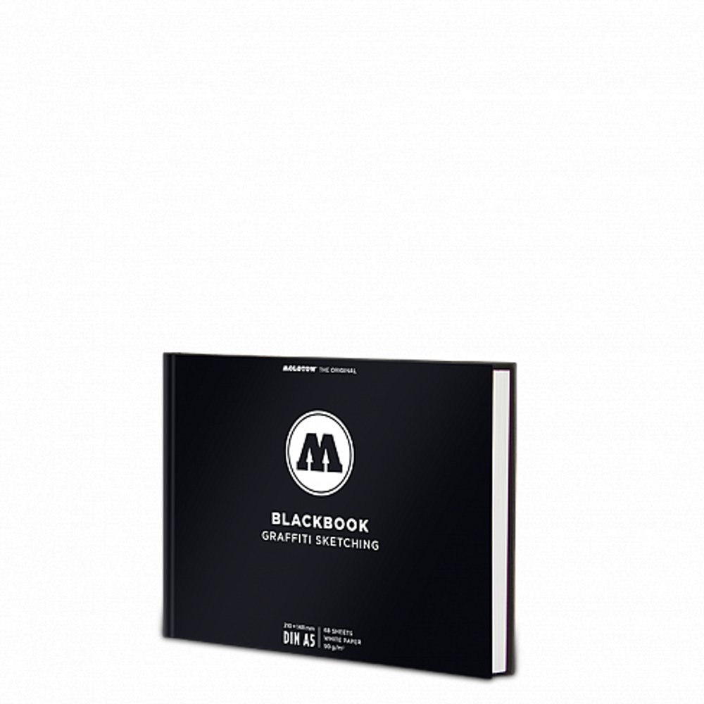 Скетчбук Molotow BLACKBOOK (С белой бумагой) (А5 (Альбом)