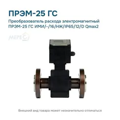 Преобразователь расхода электромагнитный ПРЭМ-25 ГС ИМИ/-/16/НЖ/IP65/12/D Qmax2