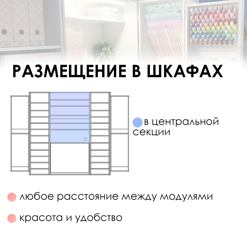 Ящик ЦС W960 ST7 Белый классический MINI