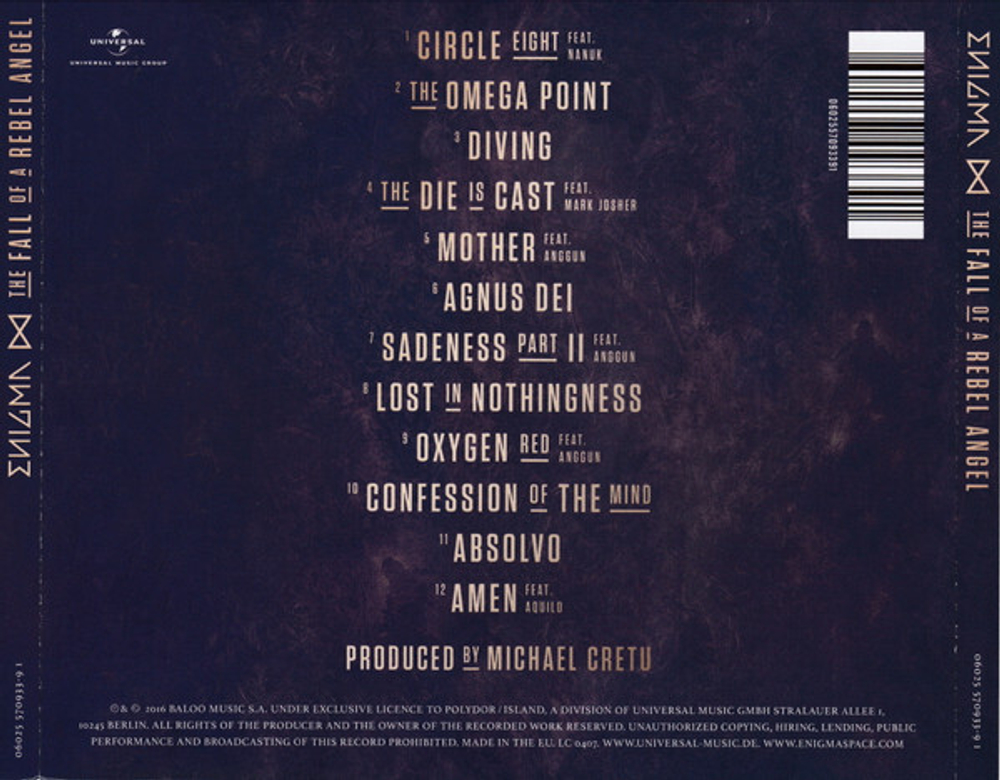 Enigma — The Fall Of A Rebel Angel (CD)