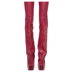 RICK OWENS/RO Over the knee Boots Women"s Pink