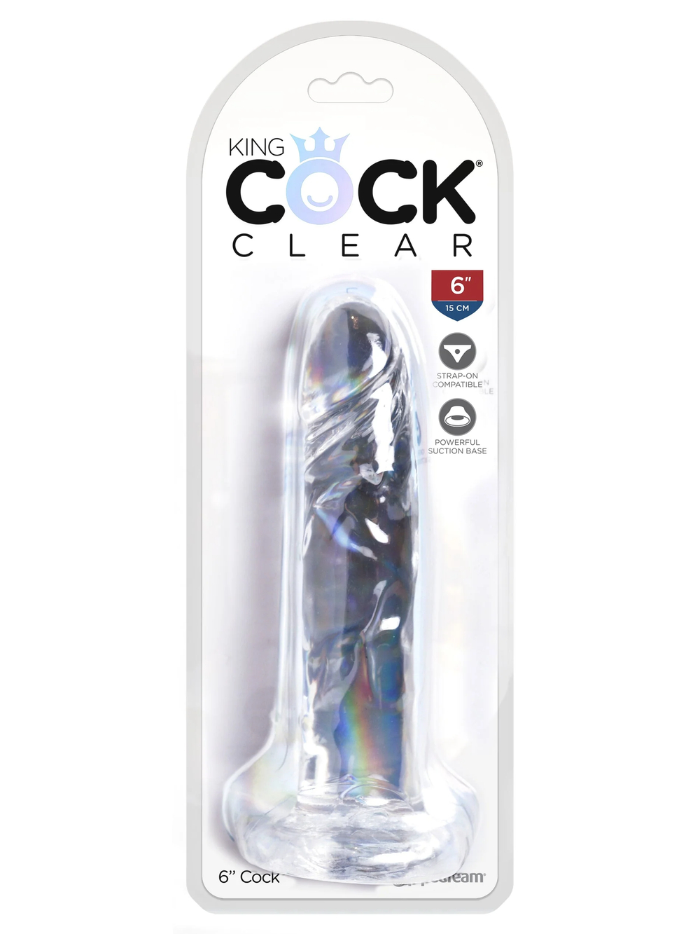 Фаллоимитатор King Cock Clear 6" Cock Pipedream 575320PD