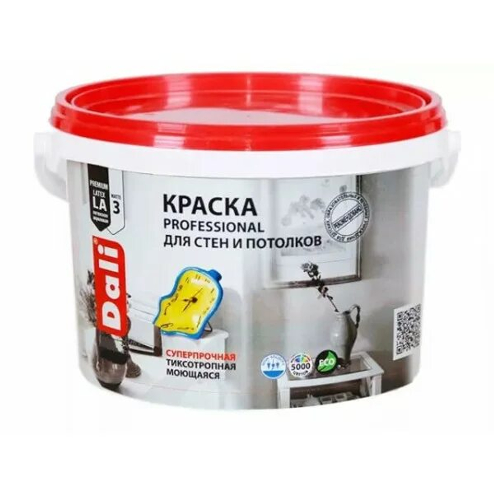 Краска DALI акрил.д/потолков 3 (глубоуоматовая) 2,5л (1шт/120)