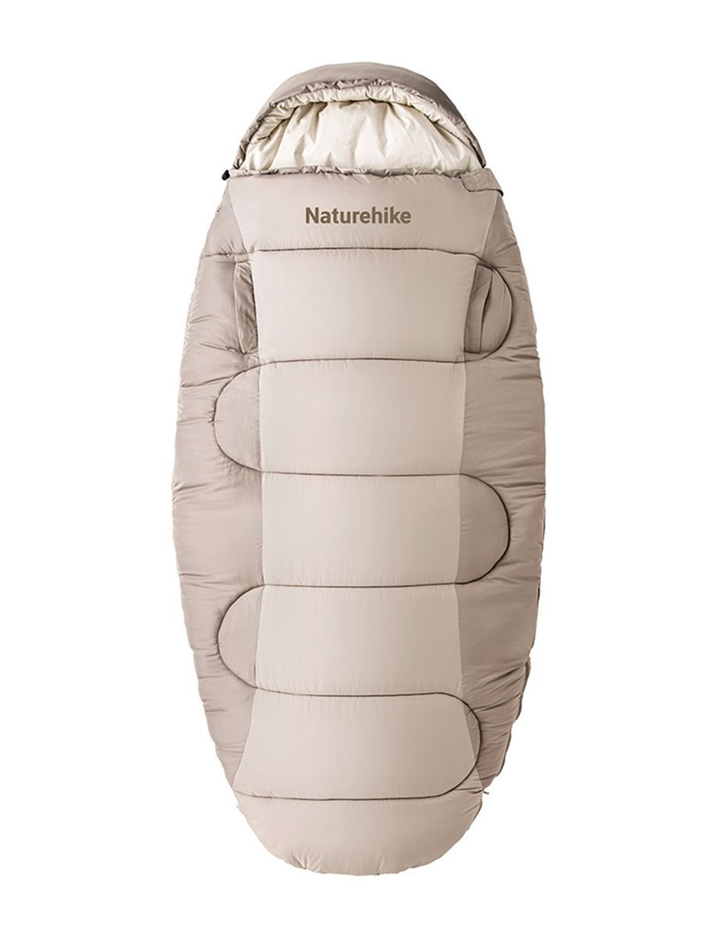 Спальный мешок Naturehike CNK2350WS026 PS300 облегченный коричневый, 6976507664240