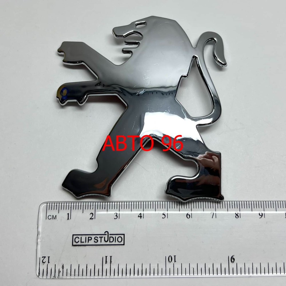 Логотип (шильдик, надпись, эмблема) "Peugeot" 7см Оптом
