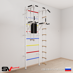 Шведская стенка Sv Sport 579 (Турник стандарт/Брусья/Лестница/Трапеция)