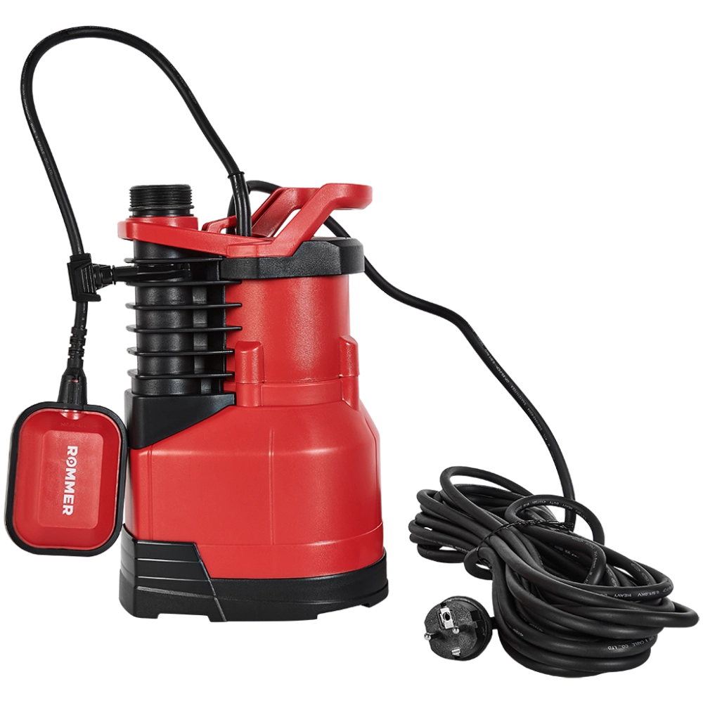 Насос дренажный ROMMER PROFI, кабель 10м, 550 Вт, для чистой воды