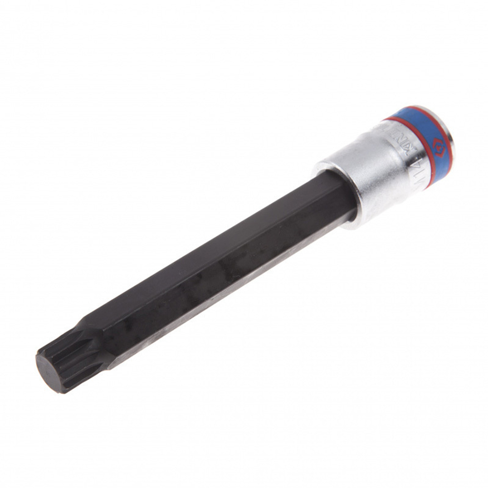 KING TONY (406614) Насадка (бита) торцевая 1/2", L = 140 мм, SPLINE, M14