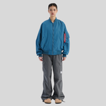 Бомбер Alpha Industries Logo L-2B Hunter Relaxed Denim Blue (Синий)