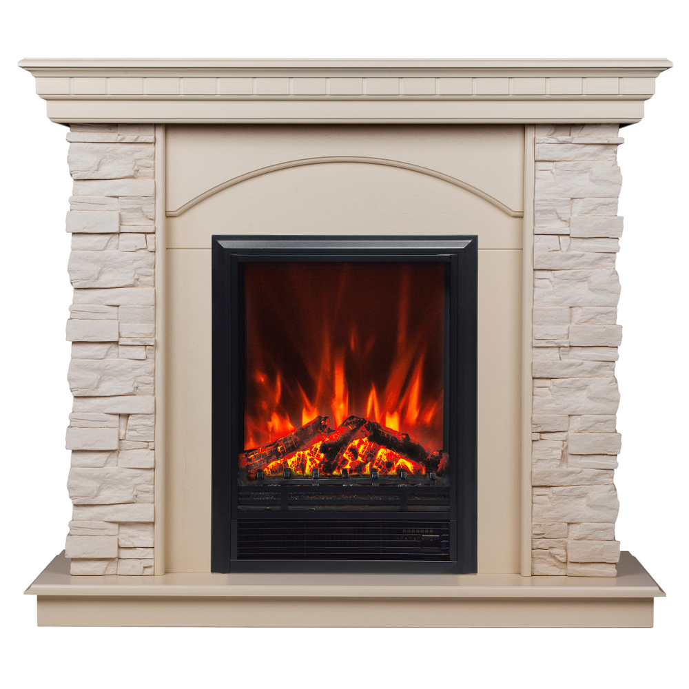 Каминокомплект Real Flame Elford WT с очагом Eugene