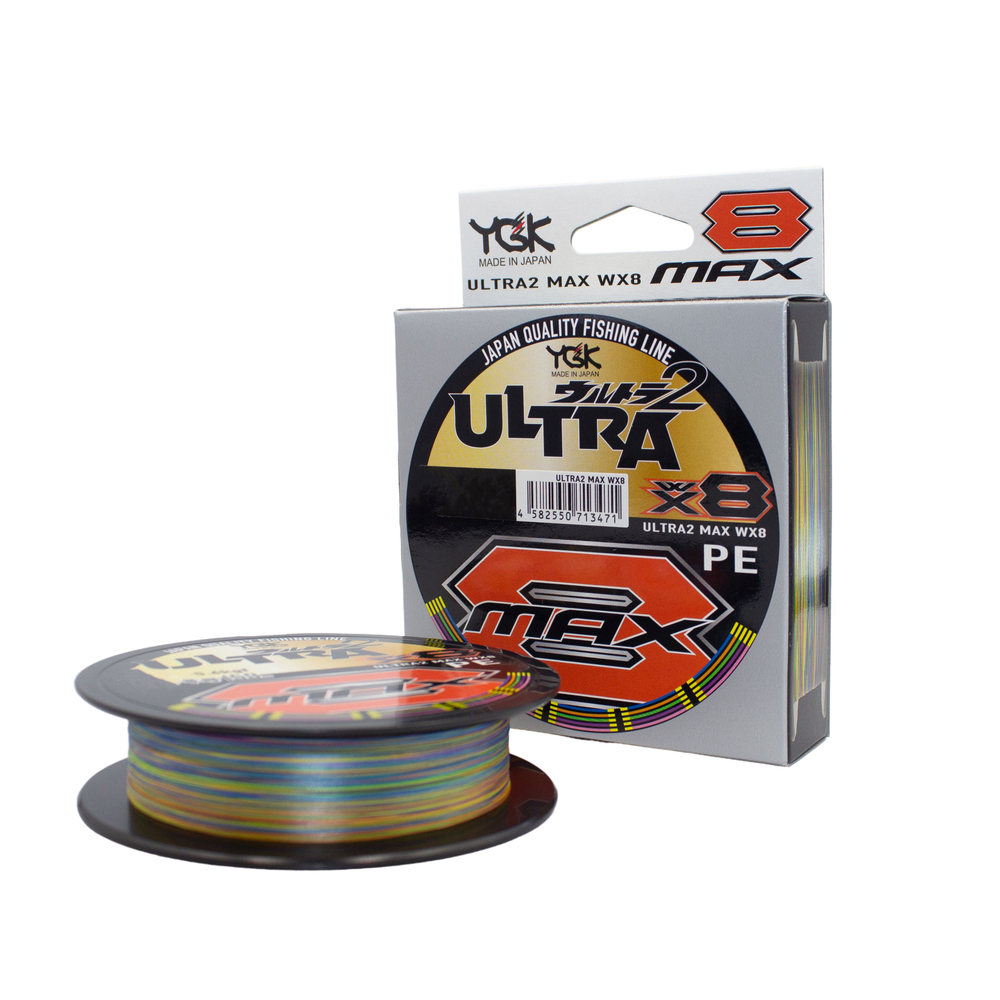 Леска плетеная YGK Ultra2 Max WX8 200 м 0.148 мм #0.8