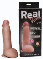 Крупный фаллос на присоске Real Next 8''№27 , вторая кожа (20,5 см , телесный) (Цвет: телесный)