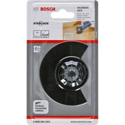 Сегментированный пильный диск HCS ACZ 85 EC Wood BOSCH 2608661643
