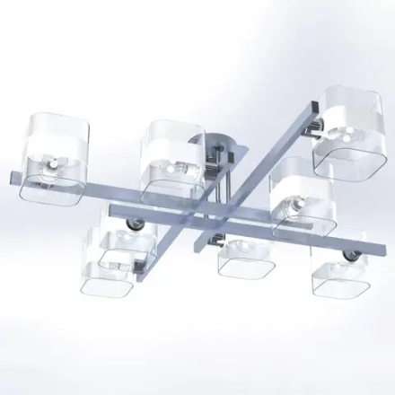 Citilux Вирта CL139280 Люстра потолочная Алюминий