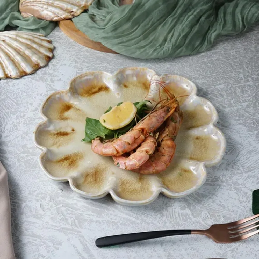Тарелка d 26 см h2 см Pearl Shell Frutti di Mare P.L. [4]
