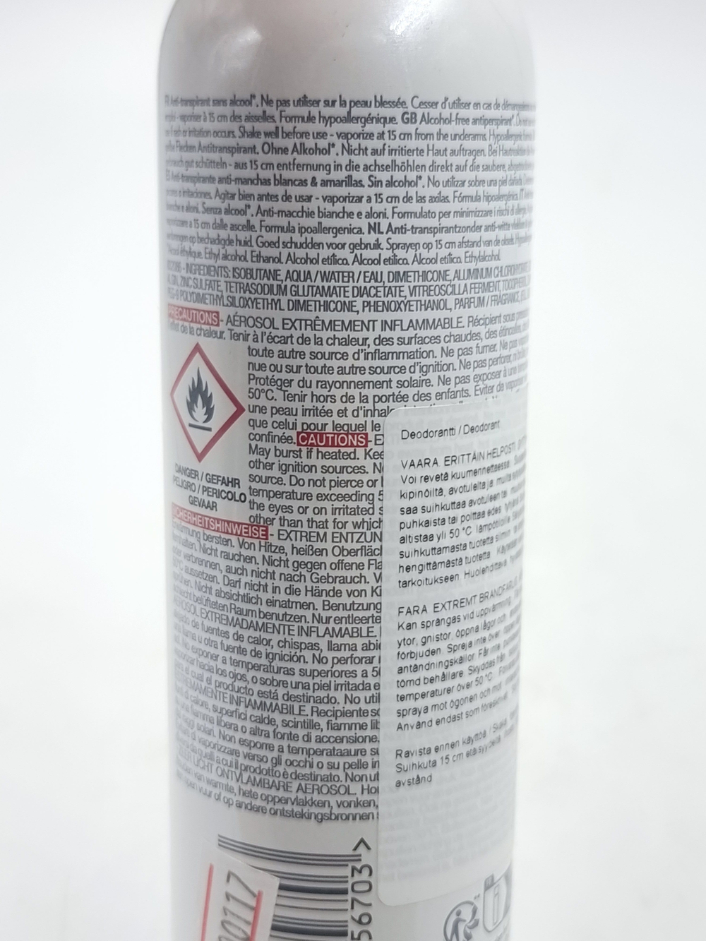 Biotherm Антиперспирант-спрей Deo Pure Invisible 48 часов, с успокаивающим комплексом, без спирта, 150 мл (из Финляндии)