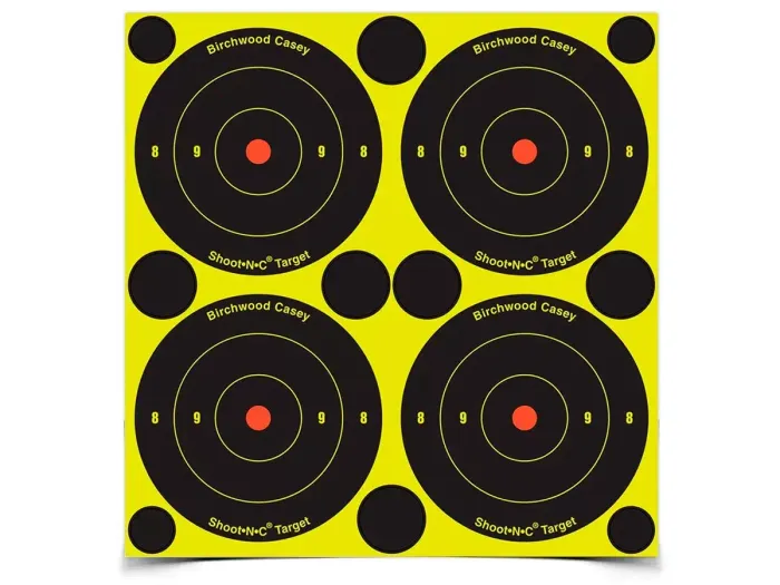 Мишень осыпающаяся Birchwood Shoot-N-C Bulls-eye Target D 3 240шт. (BC-34375)