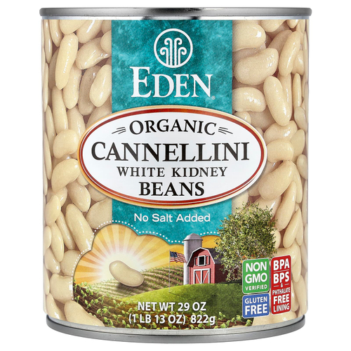 Eden Foods, органическая белая фасоль каннеллини, 822 г (29 унций)