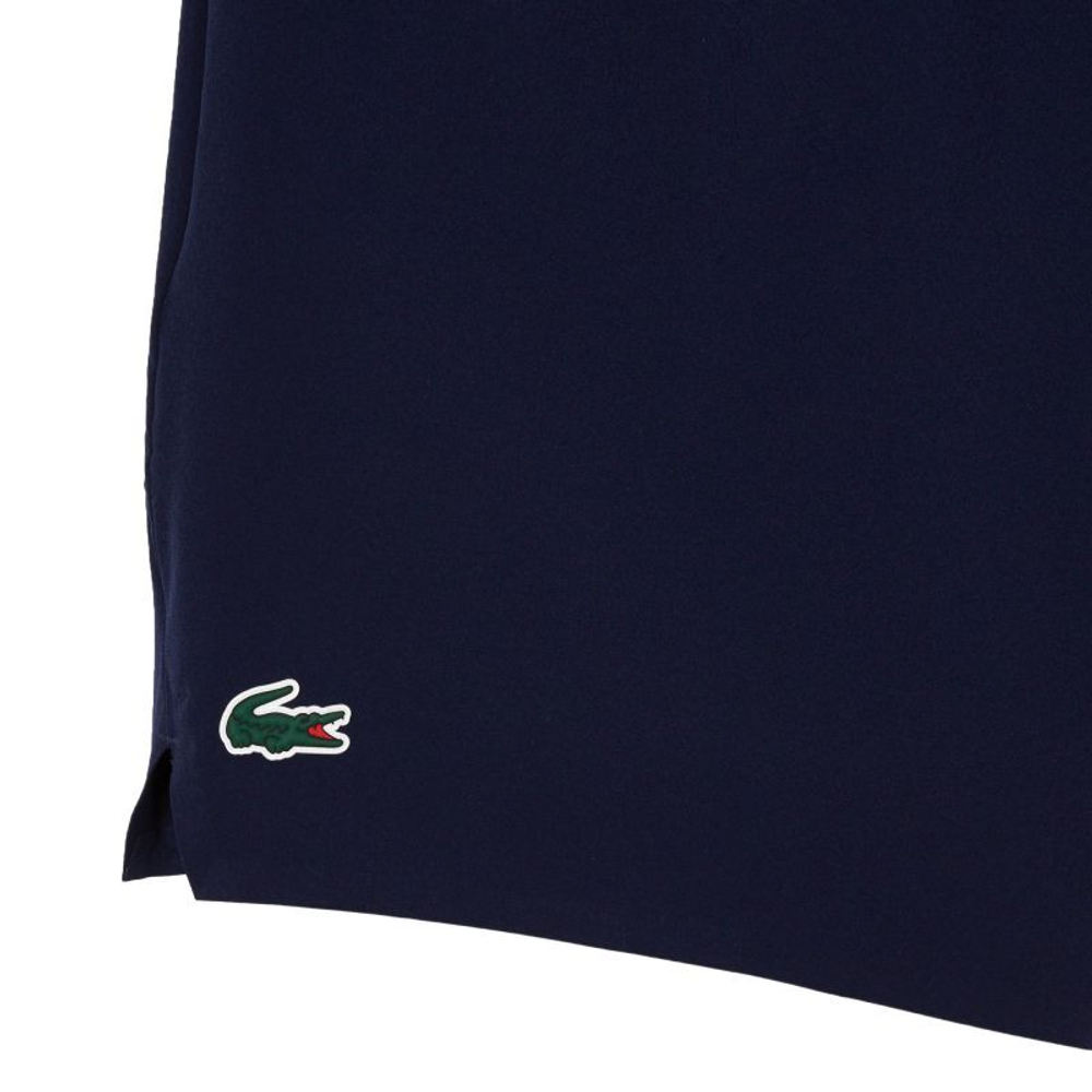 Мужские теннисные шорты Lacoste Tennis x Novak Djokovic Taffeta Shorts - navy blue