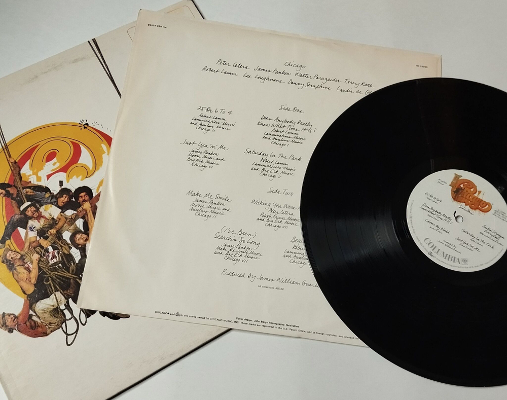 Винтажная виниловая пластинка LP Chicago IX Greatest Hits (Canada 1975)