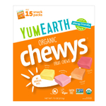 YumEarth, Organic Chewys™, фруктовые жевательные таблетки, 15 упаковок по 14 г (0,5 унции)