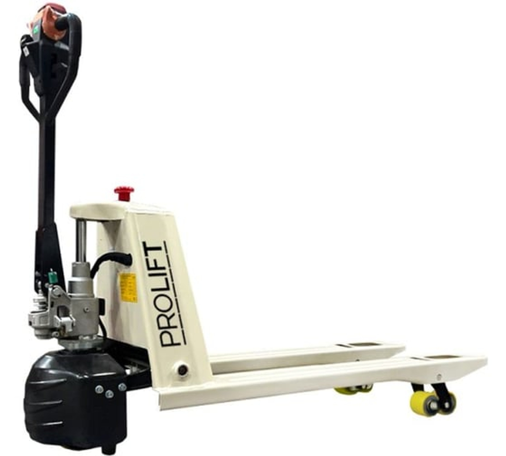 Электротележка самоходная PROLIFT M2 ST20L, 2000 кг, ручной гидроподъём, вилы 1150 мм, Li-ion 24 В / 20 Ач, АКБ и ЗУ