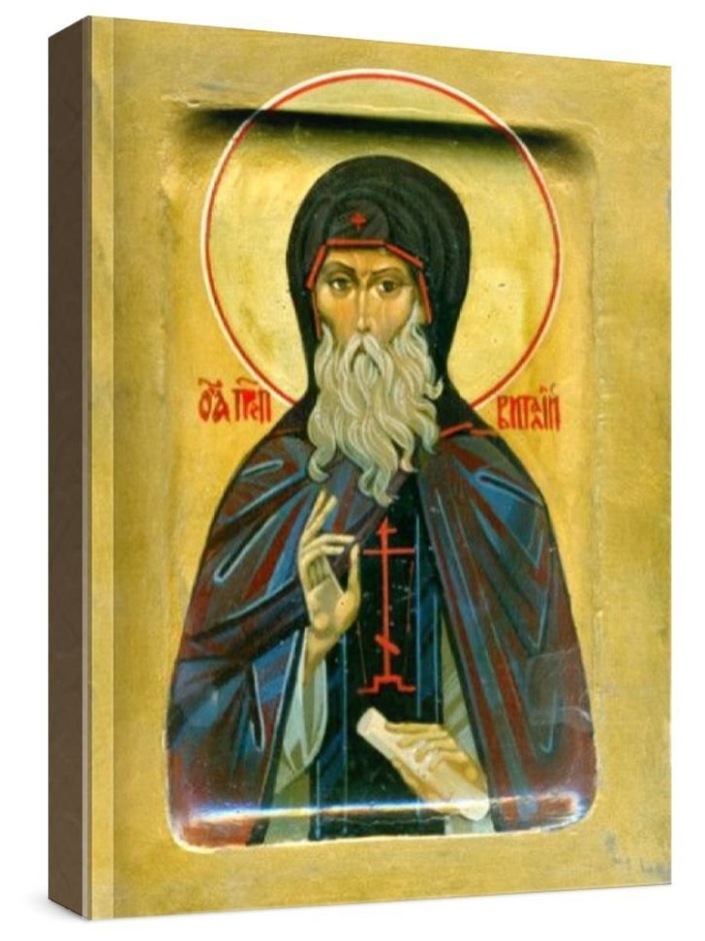 Виталий Александрийский (рукописная икона)