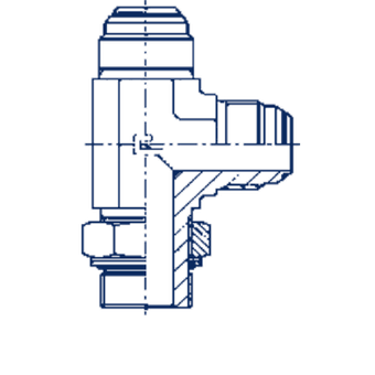 Штуцер FRLG JIC 3/4 - BSP 1/2