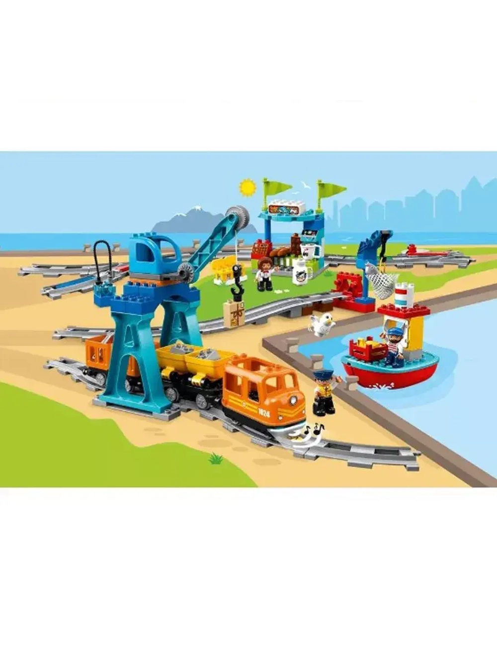 Лего 10872 Железнодорожный мост Lego Duplo