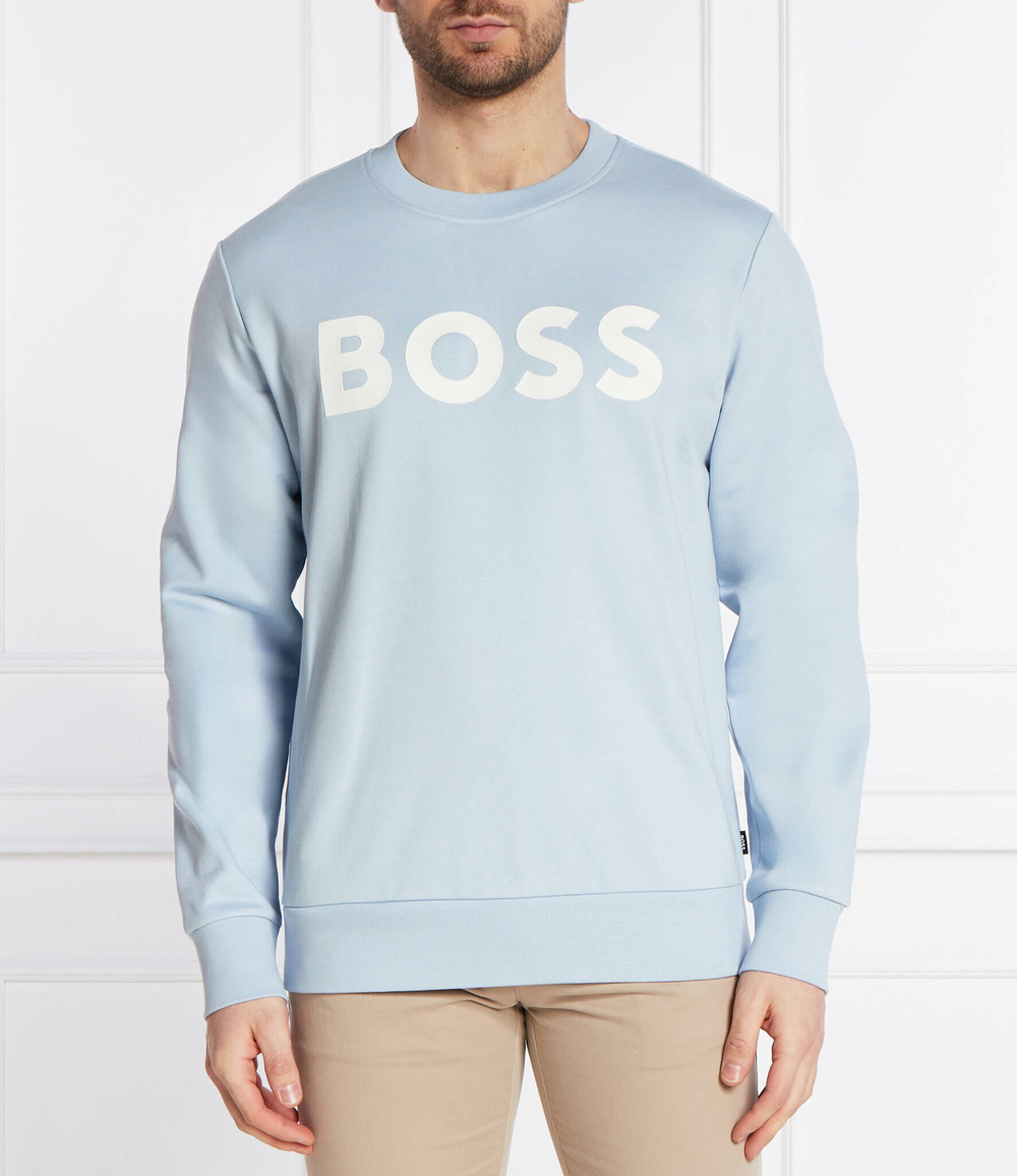 Худи Soleri 02 BOSS BLACK - голубой(50496642)