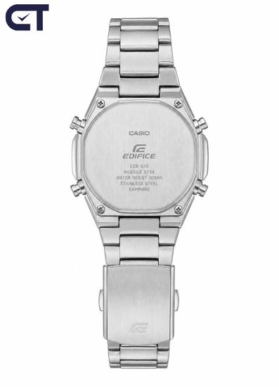 CASIO ECB-S10D-2ADF мужские часы — тонкий корпус, сапфировое стекло и Bluetooth