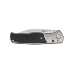 Нож складной SRM 259L-AK Medal Wharncliffe Satin (14C28N, Aluminium/Ebonywood)