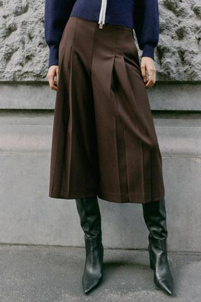 ДЛИННЫЕ ШОРТЫ В СКЛАДКУ — ZARA