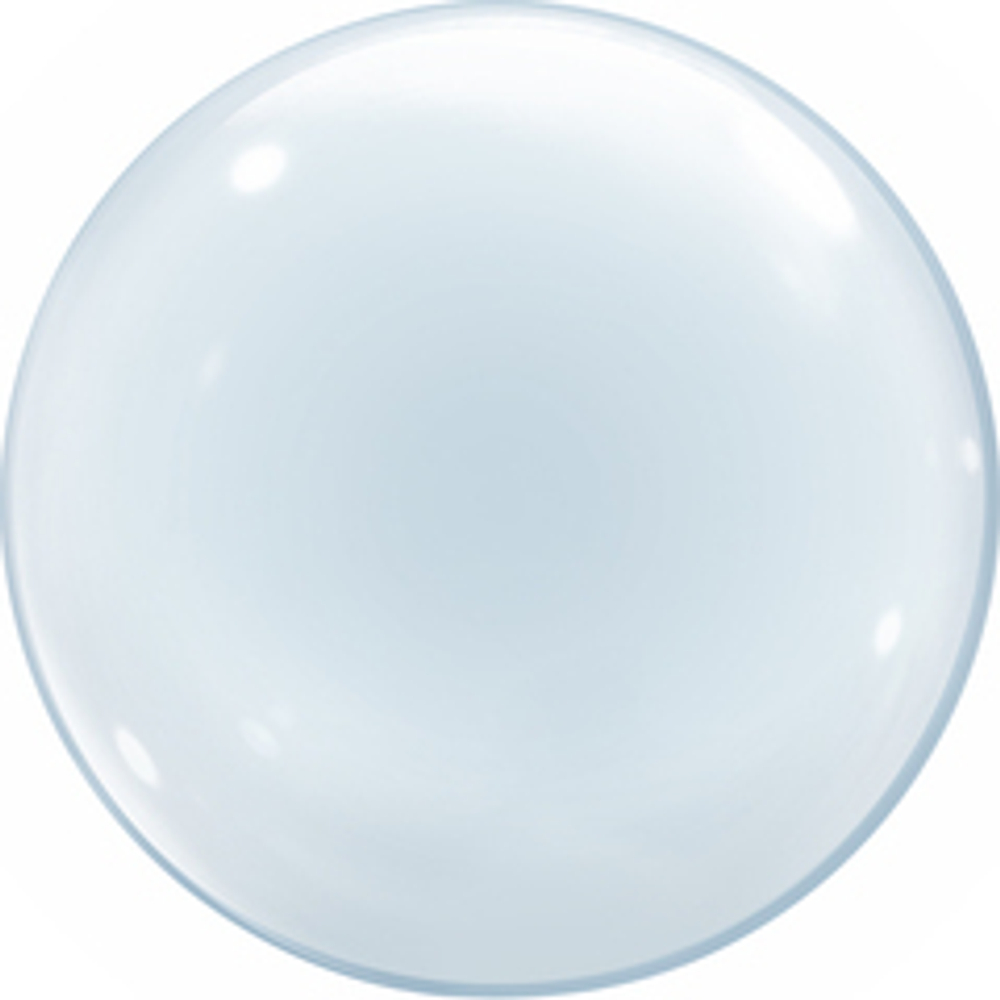 К 18" 3D Deco Bubble (бабл) Прозрачный