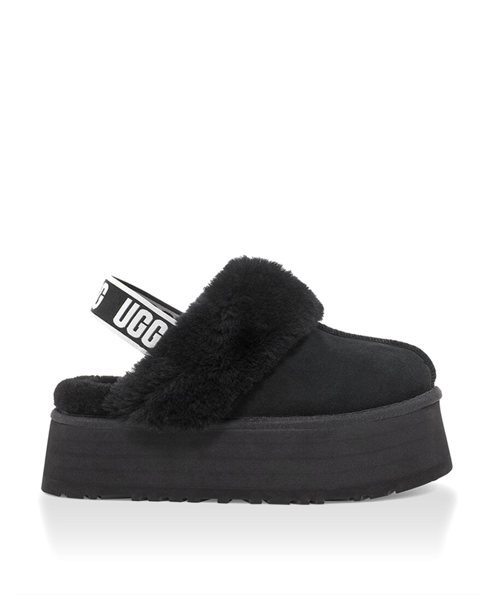 Ugg Funkette Suede Platform Black