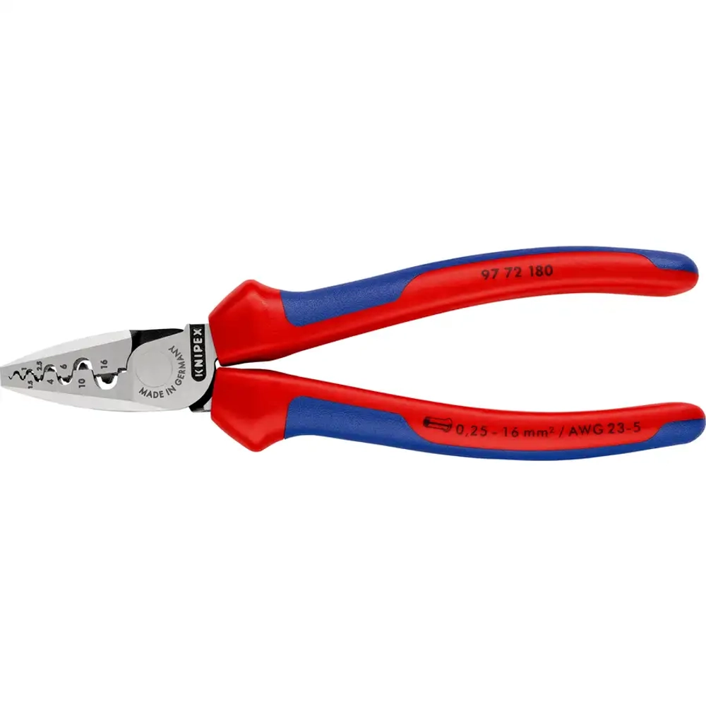 Инструмент для обжима контактных гильз 180 мм Knipex 97 72 180