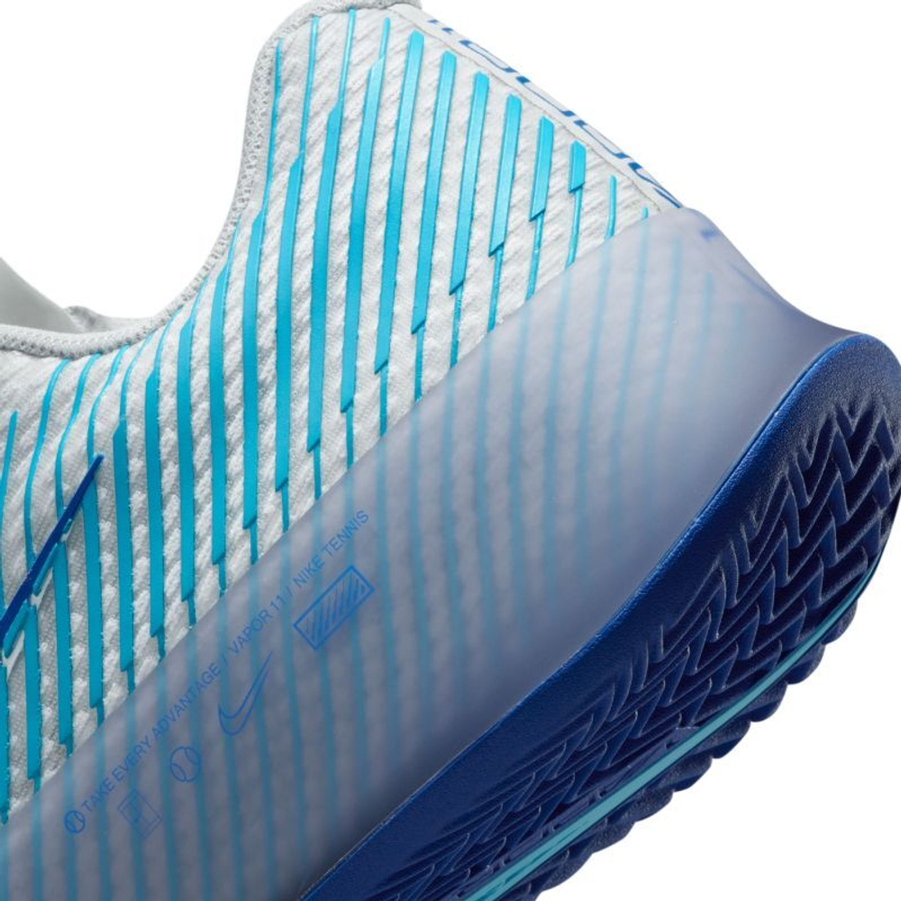 Мужские кроссовки теннисные Nike Zoom Vapor 11 Clay - photon dust/game royal/baltic blue