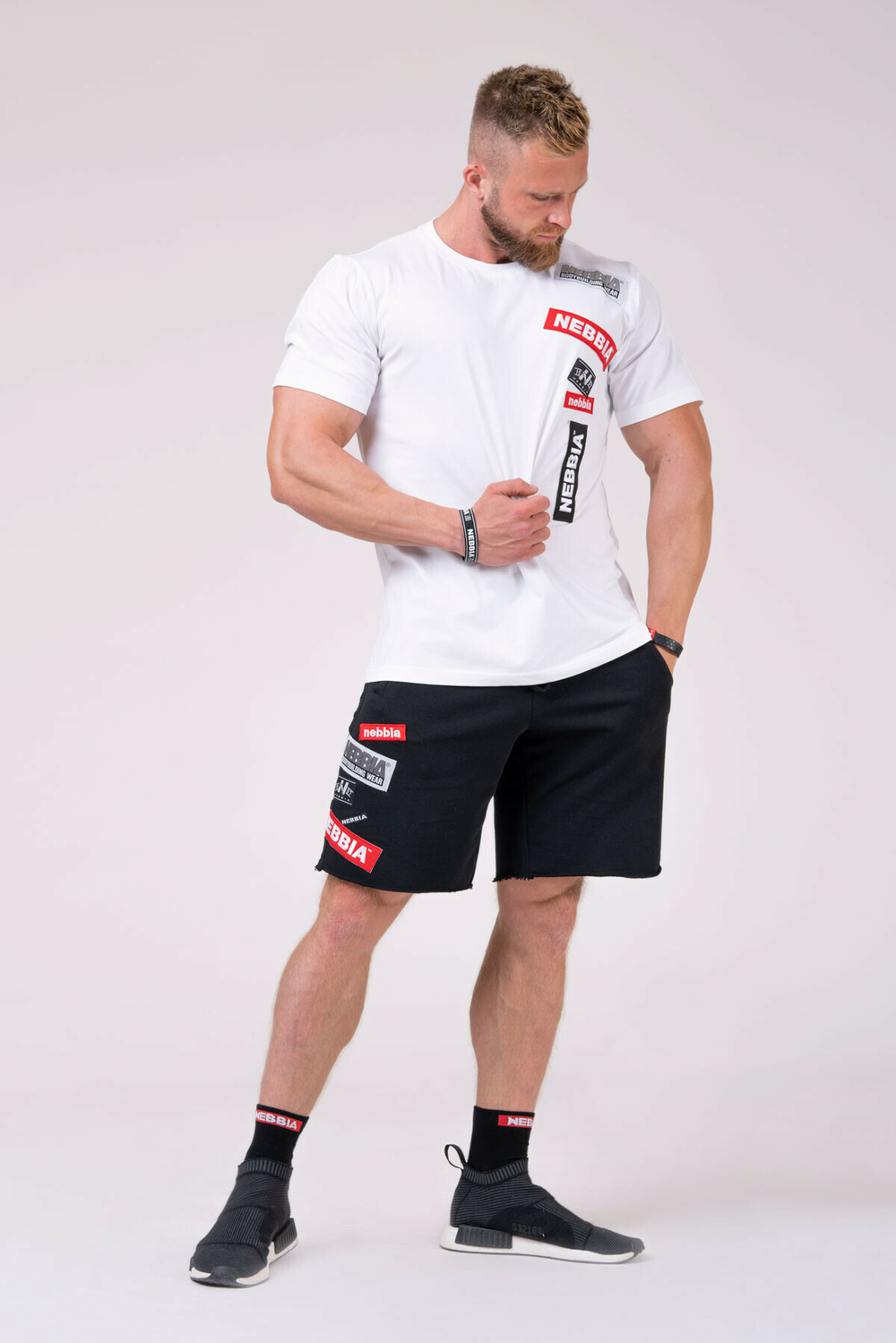 Шорты NEBBIA Labels Shorts 178 Черные