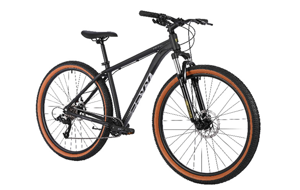 Велосипед 29" FOXX MERIDIAN р.20" алюминий, черный